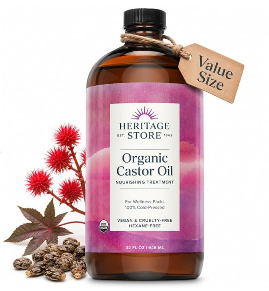 Heritage Store Organic Castor Oil Heritage Store Organic Castor Oil